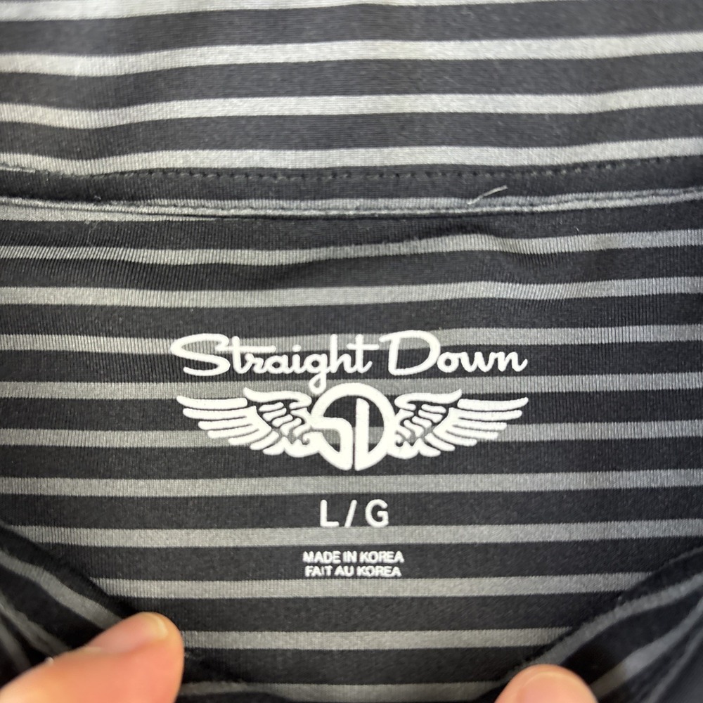 RITZ CARLTON Dove Mountain Performance Polo Shirt Mens Large Black Straight Down - Picture 4 of 15